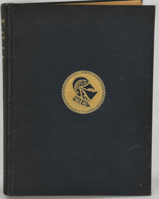 A Glossary of the Construction, Decoration and: Use of Arms and Armor; In All Countries and in all Times; Together with some closely related subjects; by George Cameron Stone, Portland Maine The Southworth Press 1934, oversized hardcover book with 