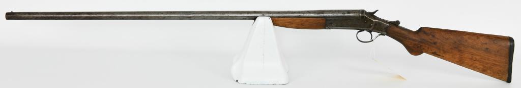 Riverside Arms Single Shot Break Action 12 Gauge: Up Next We Have a Riverside Arms Single Shot Break Action 12 Gauge Shotgun, This is Likely a J. Stevens Arms Company Model 94, as it is Marked "Chicopee Falls, Massachusetts, USA.” It Has a 36 1/8"