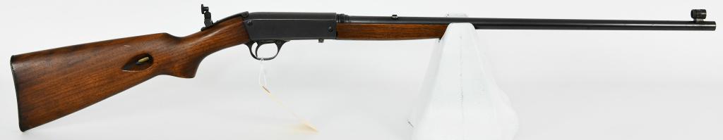 Remington Model 24 Take Down .22 LR Rifle: Up for auction is a really neat Remington Model 24 Takedown Auto Loading Rifle in .22 LR caliber. Browning semi-auto design. This rifle features a 19 inch round barrel, walnut plain pistol grip stock,