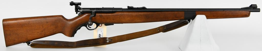 Mossberg Model 42M (b) Bolt Action Rifle .22 LR: Up Next We Have a Mossberg Model 42M (b) Bolt Action Rifle Chambered in .22 LR, Comes With One Factory Magazine, Hooded Front Sight, Mossberg S-130 Micro Click Rear Diopter Sight, Comes With Leather S