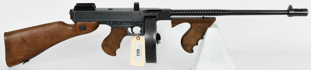 Auto Ordnance Thompson 1927 A1 .45 ACP Tommy Gun: Ever wanted a Tommy Gun? Well here is your chance! This cool Thompson Model of 1927 A1 Semi Auto Rifle, Made by Auto Ordnance, and is Chambered in .45 ACP, Comes With a Drum Mag and is ready to go! It