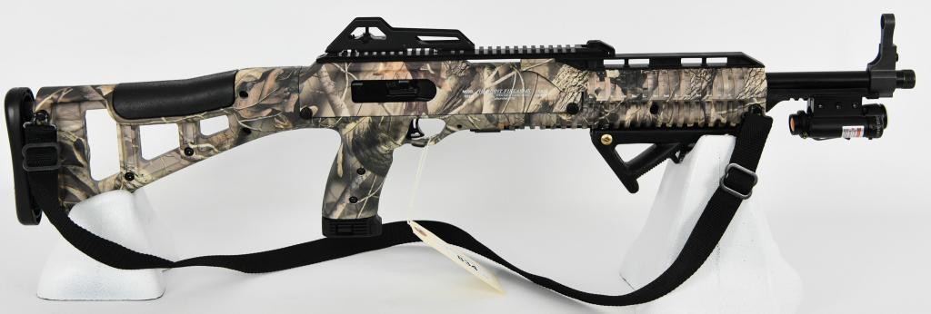 Hi Point Model 4595 .45 ACP Semi Auto Carbine: Up Next We Have a Hi Point Model 4595 Semi Auto Carbine Rifle Chambered in .45 ACP, It Comes Equipped With an Angle Foregrip, and Comes With One Magazine, FlashLight With Strobe, Red Laser, Threaded B
