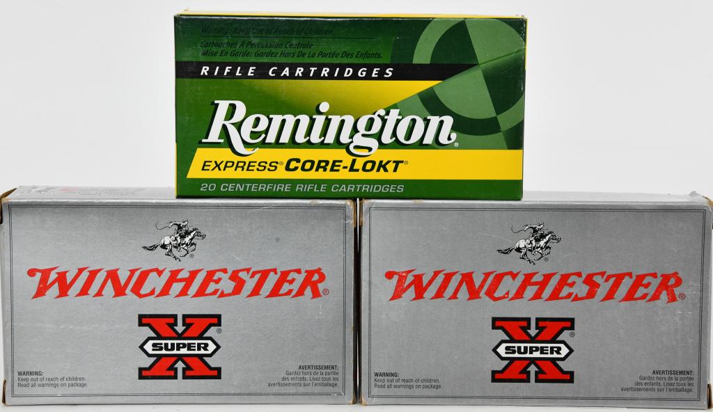 60 Rounds Of .308 Win Ammunition: 60 Rounds Of .308 Win Ammunition, 20 Rounds Are Remington Express Core-Lokt 150 Grain PSP Ammunition, & 40 Rounds Are Winchester Super-X 150 Grain Power Point Ammunition