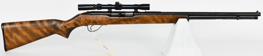 Savage Springfield Model 187S Semi Auto Rifle .22: Up Next We Have a Savage Springfield Model 187S Semi Auto Rifle Chambered in .22 LR, It is Tube Fed, and is Topped With a Tasco 3-7X20 Scope. Overall in Good Vintage Condition.