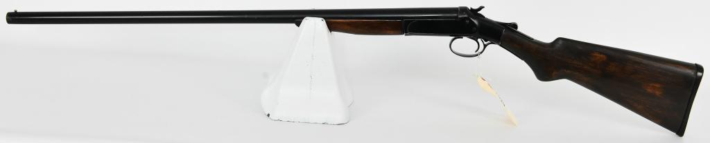 Hopkins & Allen Single Shot 12 Gauge Shotgun: Up Next We Have a Hopkins & Allen Single Shot Shotgun Chambered in 12 Gauge, 30" Barrel With Front Bead Sight, Barrel is Pitted, Overall Fair Condition, Has a Replacement Rear Stock.
