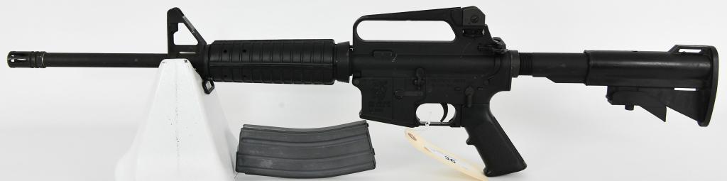 Olympic Arms Model P.C.R. 00 Semi Auto AR-15 5.56: Up Next We Have a Olympic Arms Model P.C.R. 00 Semi Auto AR-15 Rifle Chambered in 5.56 NATO, Marked LAW ENFORCEMENT ONLY, Equipped With a Collapsable Stock, Carry Handle With Integrated Sight, A1 Fron