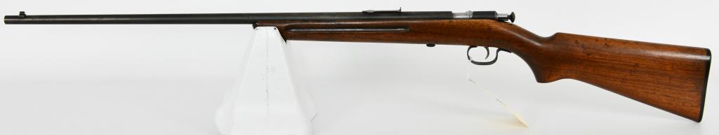 Winchester Model 67 Bolt Action Rifle .22 S, L, LR: Up for auction is a Winchester Model 67 Bolt Action Rifle chambered in the .22 short, long and long rifle. The Winchester Model 67 was a single shot bolt action caliber rimfire rifle sold from 1934-19
