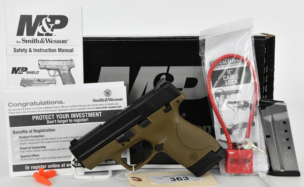 Brand New Smith & Wesson M&P Shield .40 S&W: Up Next We Have a Brand New Smith & Wesson 10180 M&P 40 Shield Chambered in .40 S&W, Double Action, 3.1" Barrel, Two Magazines 6+1/7+1, Flat Dark Earth, Polymer Grip/Frame, Black Armornite Stainless S