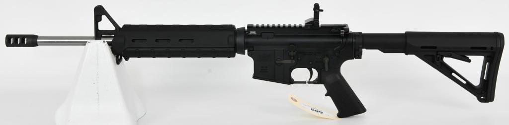 Brand New Palmetto PA-15 Semi Auto 5.56 NATO: Up Next We Have a Nice Brand New Palmetto PA-15 Semi Auto AR-15 Rifle Chambered in 5.56 NATO, Flat Top Upper, A1 Front Sights With Bayonet Lug, Flip Up Rear Sight, Adjustible Magpul Stock, Flash Hider