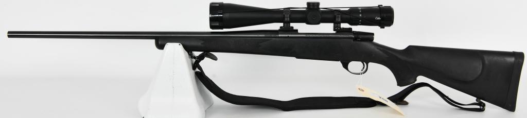 Weatherby Vanguard .300 Weatherby Magnum Rifle: Up Next We Have a Weatherby Vanguard Bolt Action Rifle Chambered in .300 Weatherby Magnum, Black Synthetic Monte Carlo Stock, Topped With a Cabela's Outfitters Series 30MM 8-32X50 Scope, and a Neopren