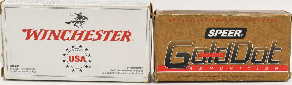 100 Rounds Of .357 Sig Ammunition: 100 Rounds Of .357 Sig Ammunition, 50 Rounds Are Speer Gold Dot 125 Grain GDGP & 50 Rounds Are Winchester 124 Grain Full Metal Jacket Target & Range Ammunition