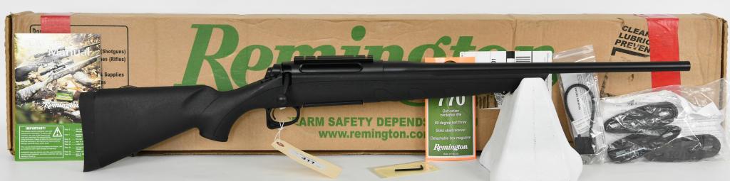 NEW Remington Model 770 Youth Rifle .243: Up Next We Have a Brand New Remington Model 770 Youth Bolt Action Rifle Chambered in .243, 20" Barrel, 3 Round Detachable Magazine, Synthetic Stock, Black Finish, and Comes in The Factory Box With Pap