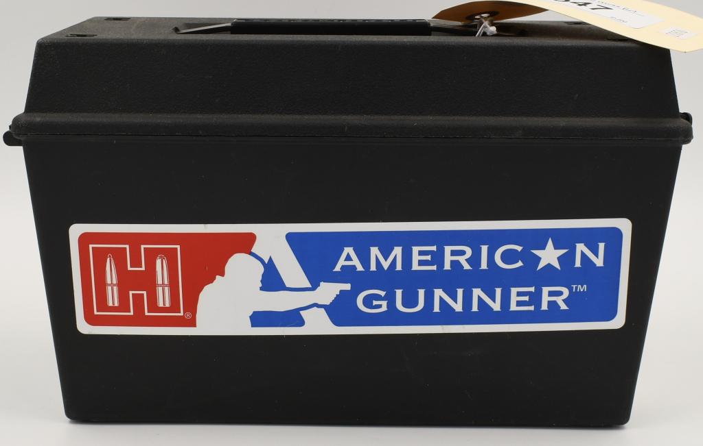 200 Rounds Of Hornady American Gunner .308 Win: 200 Rounds Of Hornady American Gunner .308 Win Ammunition, 08 Winchester 155 Grain Hollow Point Boat Tail Ammo Can of 200 The American Gunner line of ammunition is a collection of tried-and-true, vers