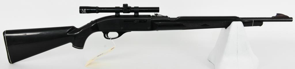 Remington Nylon 66 Black Diamond Semi Auto .22 LR: Up Next We Have a Remington Nylon 66 Black Diamond Semi Auto Rifle Chambered in .22, and it is Topped With a Tasco #601E 4X15 Scope, Serial # A2187594. Overall in Great Pre-owned Condition.
