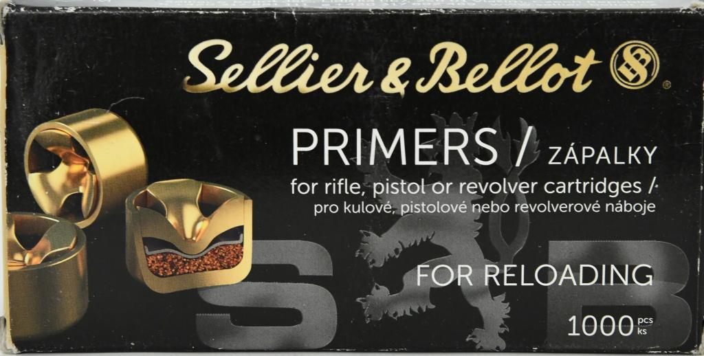 1000 Count Of Sellier & Bellot Reloading Primers: 1000 Count Of Sellier & Bellot Reloading Primers, For Rifles, Pistols, Or Revolver Cartridges