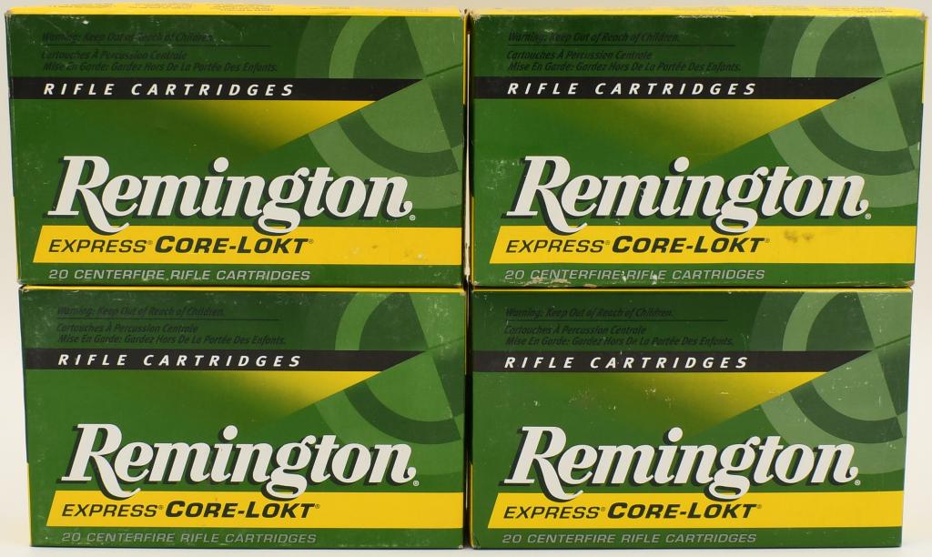 80 Rounds Remington Express .270 Win Ammunition: 80 Rounds Remington Express .270 Win Ammunition, 60 Rounds Are Express Core-Lokt 130 Grain PSP Ammo & 20 Rounds are 150 Grain PSP