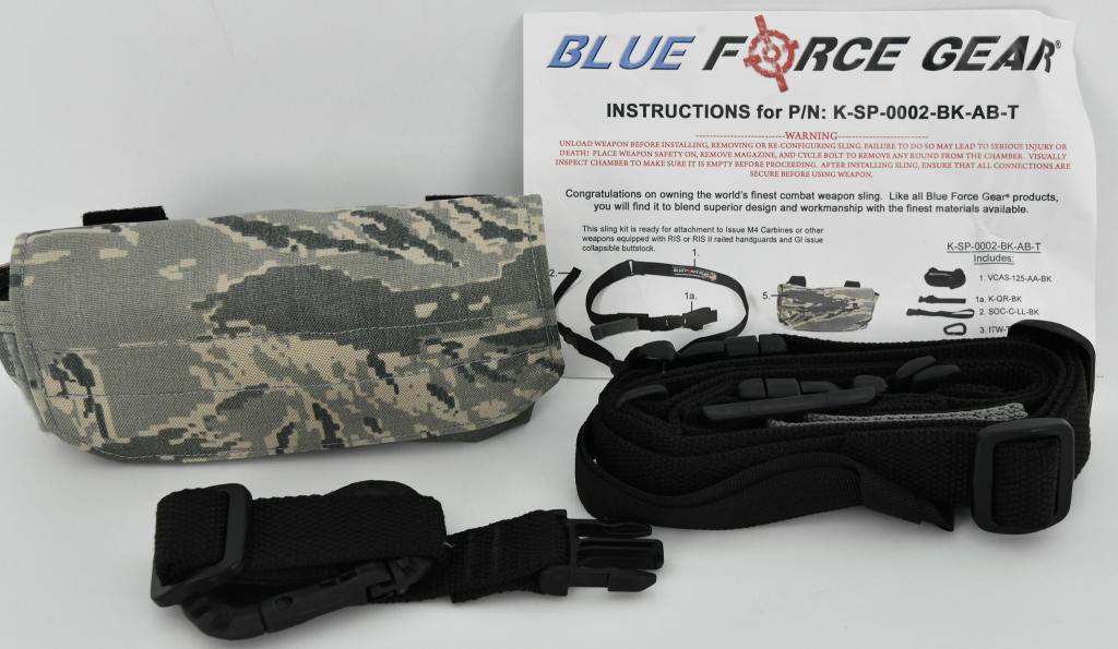 Blue Force Gear Tactical M4 Carbine Rifle Sling: New; Blue Force Gear Tactical M4 Carbine Rifle Sling New, New In Package, Comes With Tactical Military Color Carry Case