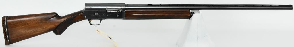 Belgium Browning Sweet Sixteen Auto Shotgun 16 GA: Up Next is aPre-war Belgium Made Browning Sweet Sixteen Auto Shotgun Chambered in 16 Gauge with a 27.5" Vent Rib Barrel, Gold Trigger, and front bead sight. Serial #1S77028 This is a 1929 gun, It is i