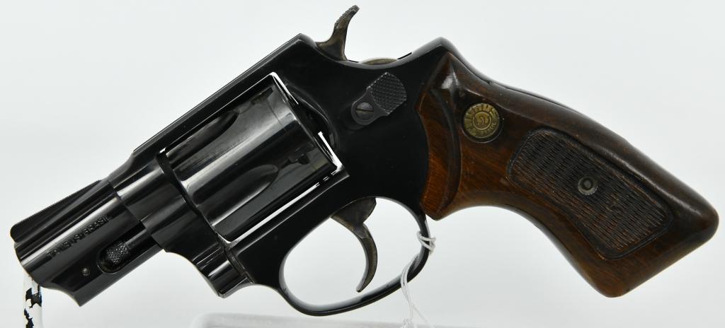 Taurus Model 85 .38 SPCL Revolver 2" BBL: Up Next We Have a Taurus Model 85 Revolver Chambered in .38 Special, 2" Barrel, 5 Round Cylinder, Checkered Wood Grips, Blued Finish, Appears in Great Condition. More From Internet Below: Specificatio