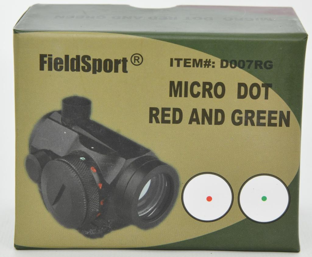 New Field Sport Red and Green Micro Dot Sight: Up Next We Have a Brand New Field Sport Red and Green Micro Dot Sight, More From The Internet Below: The RD-D007RG is a field of view objective reflex sight with a dual red and green dot. It has a Mil