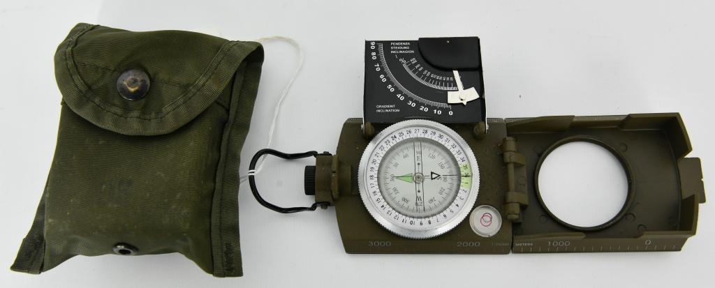 Military Compass Metal Clinometer Hiking Sighting: Up Next We Have a Military Compass Metal Clinometer Hiking Sighting Camping, Multifunctional: 360-degree floating compass dial, adjustable prism, foldable metal cover, compass with inclinometer, can m