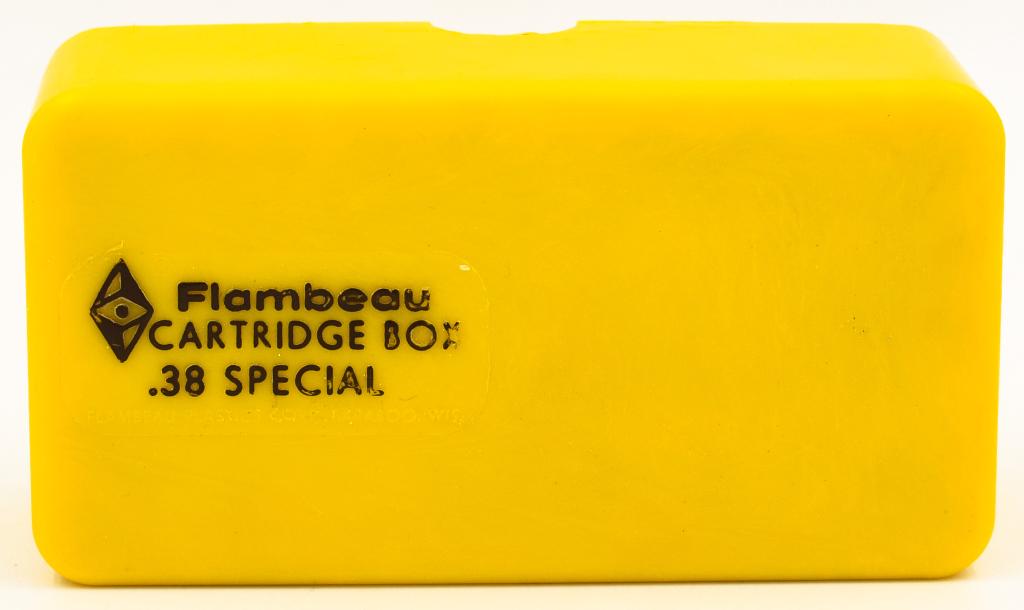 50 Rounds Of Western .38 Special Ammunition: 50 Rounds Of Western .38 Special Ammunition, Nickel Case, Wad Cutter Tip, Also Comes With Plastic Ammunition Storage Container