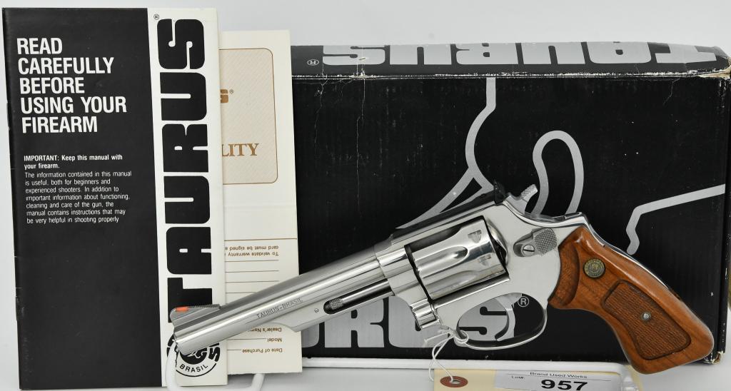 Taurus 941 Small Frame Revolver .22 Magnum: Up Next We Have a Taurus 941 Small Frame Revolver Chambered in .22 Magnum, Double Action, 5" Barrel, 8 Shot Revolver, and it Comes in The Factory Box With Paperwork. More From The Internet Below: Taur