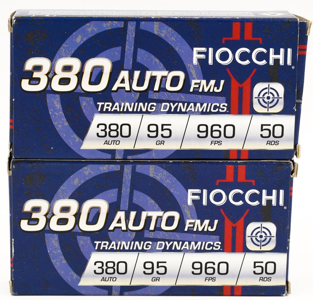 100 Rds Fiocchi Shooting Dynamics .380 ACP Ammo: 100 Rds Fiocchi Shooting Dynamics .380 ACP Ammo 95 Grain FMJ 960 fps Experience modern performance and quality when it counts, this Fiocchi ammo flat out delivers for shooters of all levels. Fiocchi c