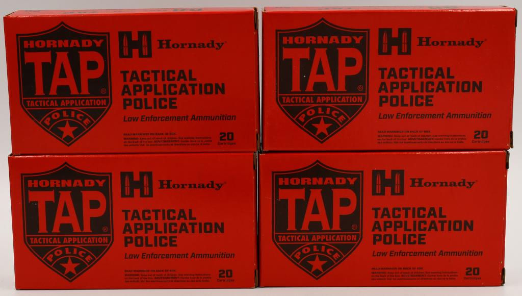 80 Rounds of Hornady 6.5 Creedmoor Ammunition: 80 Rounds of Hornady 6.5 Creedmoor Ammunition, TAP , Tactical Application Police Ammunition, 147 Grain ELD, Match Tap Precision Ammo Made In USA