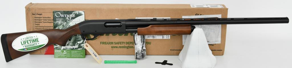 Brand New Remington Model 870 Express 12 Gauge: Up Next We Have a Brand New Remington Model 870 Express Pump Action Shotgun Chambered in12 Gauge, 28" Vent Rib Barrel, 4 Round Capacity, Single Bead Sight, Hardwood Stock, Stain Finish, Matte Blue Rec