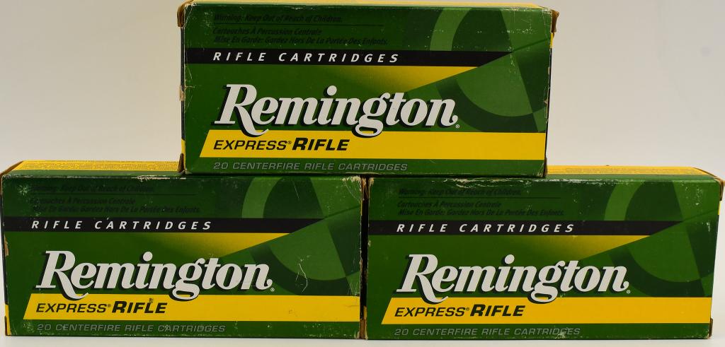 60 Rds Of Remington Express .45-70 Govt Ammo: 60 Rds Of Remington Express .45-70 Govt Ammo 405 Grain Core-Lokt Soft Point Projectile 1330fps Remington Express ammunition is the classic ammunition you, your father, and even your grandfather have t