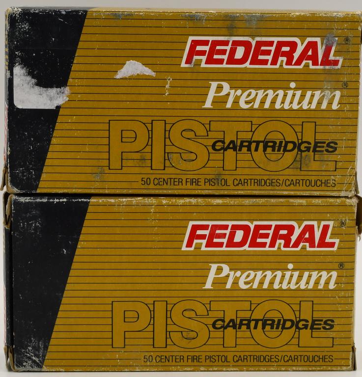 100 Rounds Of Federal Premium .357 Sig Ammo: 100 Rounds Of Federal Premium .357 Sig Ammo, 125 Grain Jacketed Hollow Point, A versatile bullet that functions well in revolvers and semi-autos; the JHP creates quick, positive expansion with proven 