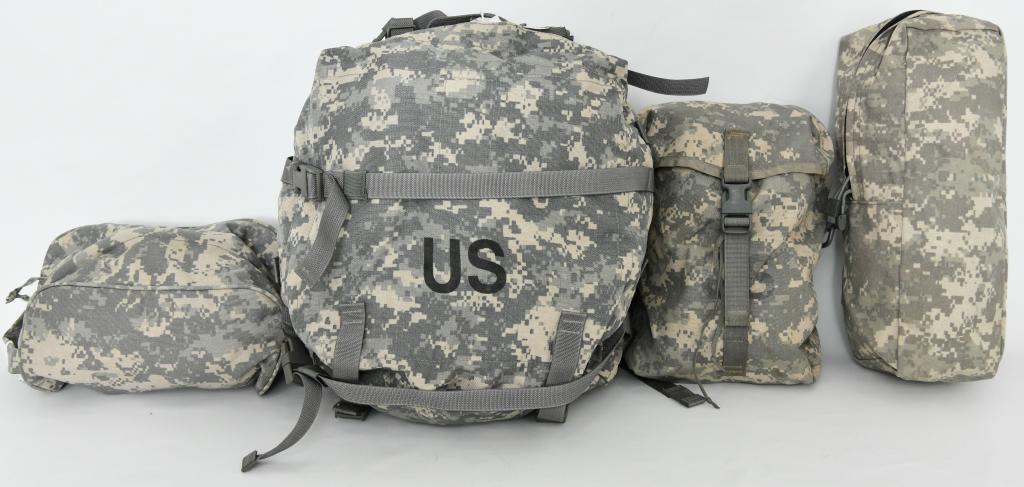 MOLLE II ACU Modular Medic Bag Backpack: US Military Marked # NSN 8465-01-524-7635 , in real nice pre owned condition, then we have Molle II Modular lightweight equipment sustainment Pouch in real nice condition, then we have two other equip