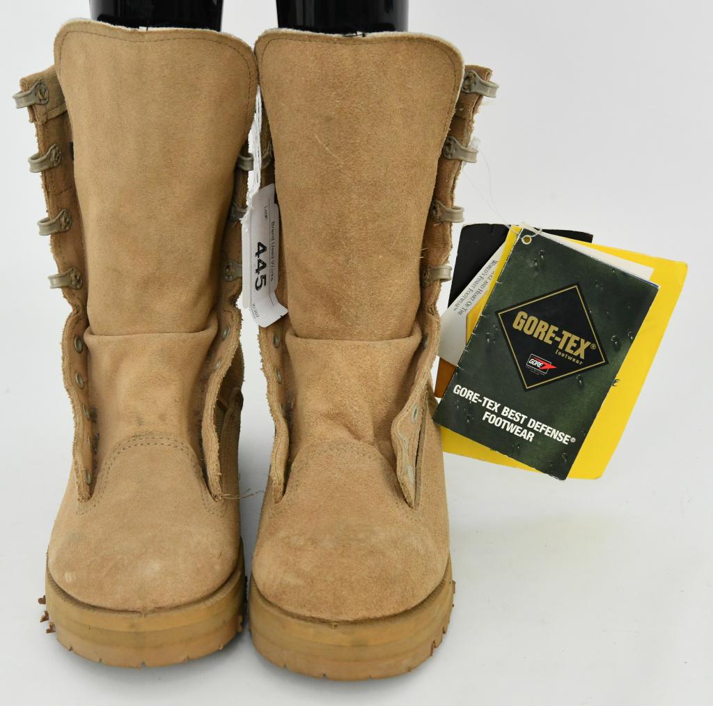 Belleville 790A Boots Gortex lined, waterproof: They appear new with all tags; inside tag shows 04.5 W, think that is the correct size? length is approx 10.75" , Approved for flight by the U.S. Army and U.S. Air Force, this GORE-TEX lined waterproo