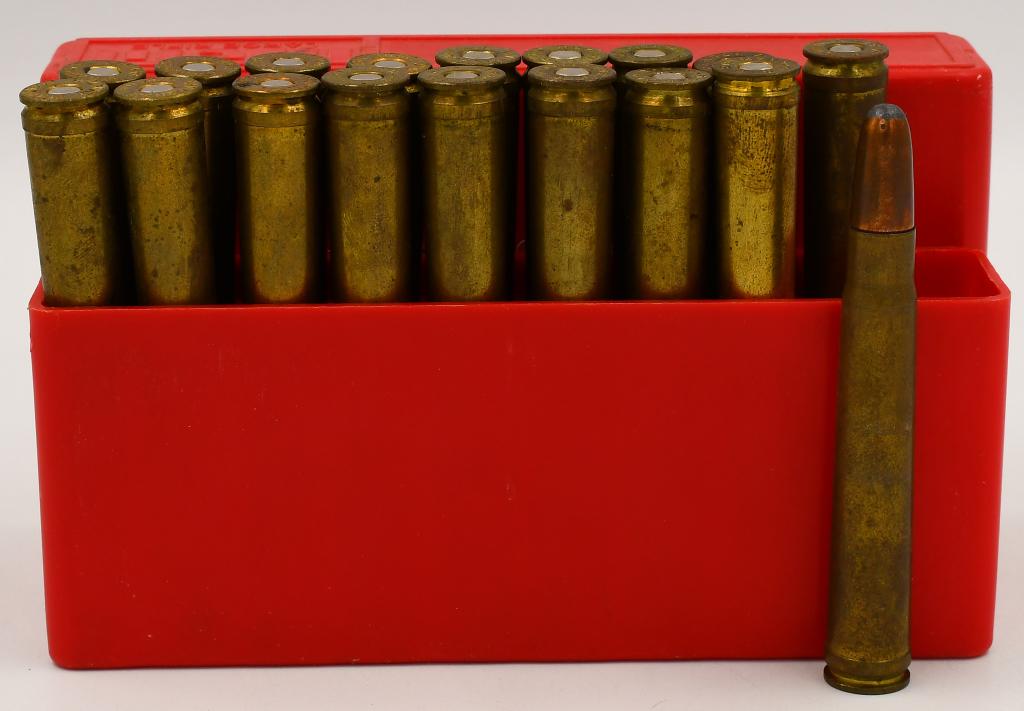 18 Rounds of Remington .375 H&H Mag Ammunition: 18 Rounds of Remington .375 H&H Mag Ammunition, Brass Cased, Round Nose Soft Point Ammunition , Also Comes With Plastic Ammunition Storage Container