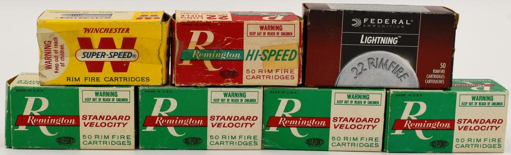 Approx 300 Rounds Of .22 LR Ammunition: Approx 300 Rounds Of .22 LR Ammunition, Remington Standard Velocity, Kleanbore Priming, Some Are Winchester Western Super-Speeed, & Some Are Federal Lighting 40 Grain Solid Ammo