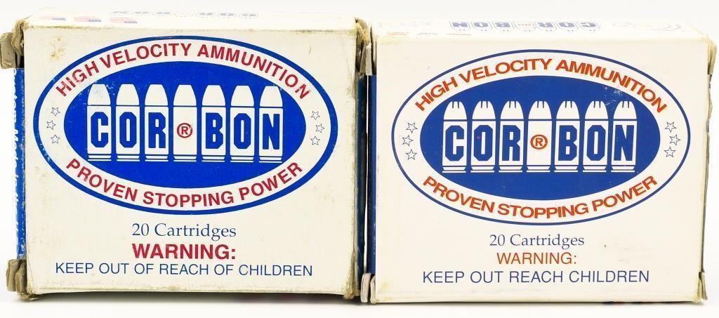 40 Rounds Of Cor-Bon .357 SIG Ammunition: 40 Rounds Of Cor-Bon .357 SIG Ammunition , 125 Grain , Jacketed Hollow Point Ammunition,