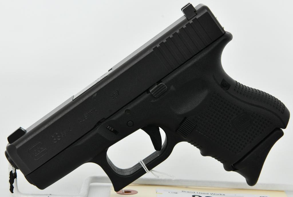 Glock 33 Gen4 .357 Semi Auto Pistol: Up Next We Have a Glock 33 Gen4 Semi Auto Pistol Chambered in .357 Sig, With Night Sights, and Comes With One Magazine, and in Overall Excellent Pre-owned Condition. More From The Internet Below: High