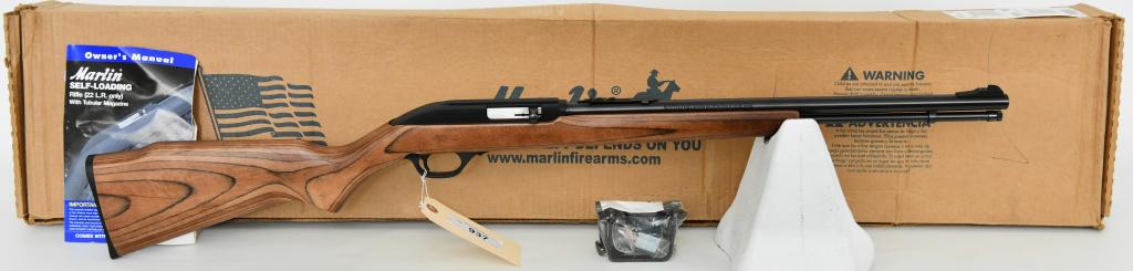 Marlin Model 60 .22 LR Semi Auto Rifle .22 LR: Up Next We Have an Excellent Marlin Model 60 Semi-Auto Rifle Chambered in .22 LR, Overall in Excellent Like New Condition and Comes in The Factory Box With Paperwork and Lock. More From The Internet B