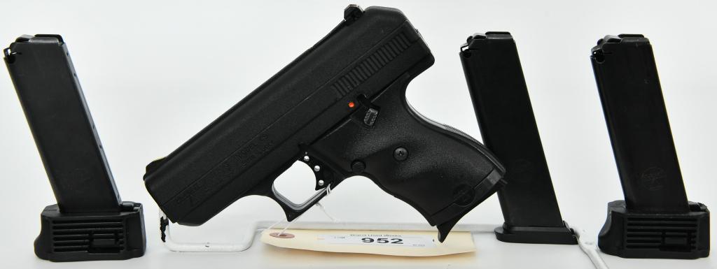 Hi-Point Model C9 9MM Semi Auto Pistol: Up Next is Hi-Point Model C9 Semi Auto Pistol, Chambered in 9MM, Comes with a Total of Four Magazines. Appears in Excellent Pre-owned Condition, More from the Internet Below: The Model C-9 is a compac