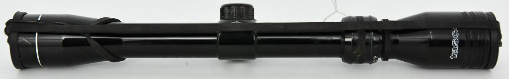 Vintage Tasco 3-9x32 Riflescope with lenscover: Lot contains a nice pre owned Tasco 3-9x32 Model # W3-9x32V Riflescope with lenscover, this scope is glossy black and measures approx 13", optics are clear and crisp, catch yourself a deal and bid thi