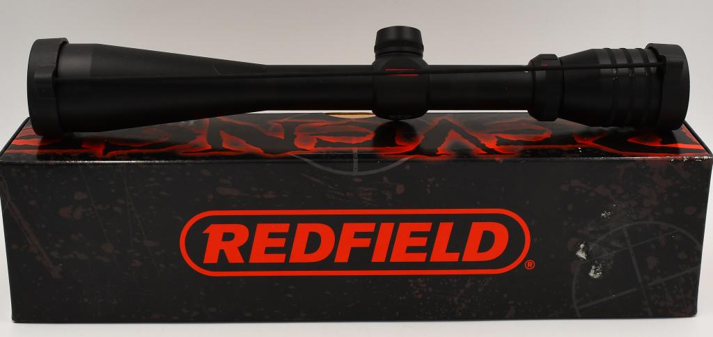 Redfield Revenge 4-12x42mm 4-Plex Scope, Matte: comes to you as super nice pre owned condition with box and paperwork, Fully multi-coated lens system delivers optimum brightness, clarity and resolution in all lighting conditions Fast-focus eyepiece
