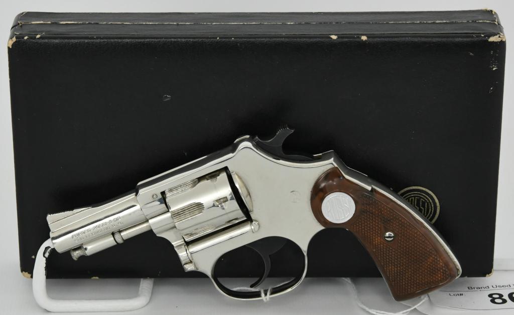Vintage Rossi DA Revolver .22 LR: Up Next We Have a Vintage Rossi DA Revolver Chambered in .22 LR, It is in Excellent Condition, and Comes in The Felt Lined Factory Box, 2" Pinned Barrel, Fluted Cylinder, Nickel Finish.