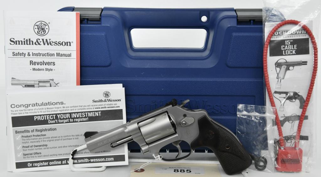 S&W Model 60 Pro Series Revolver .357 Magnum: Up Next We Have a Smith & Wesson Model 60-15 Pro Series Revolver Chambered in .357 Magnum, 3" Barrel, 5 Round Cylinder, Wood Grips, Matte Stainless Steel Finish, in Excellent Condition and Comes in Th