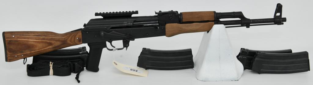 Century WASR-3 Semi Auto AK-47 5.56 NATO: Up Next We Have a Century WASR-3 Semi Auto AK-47 Pattern Semi Auto Rifle Chambered in 5.56 NATO, It Comes With Four Metal Hi Cap Magazines, Scope Mount, Sling, and Military Buttstock. Overall in Excel