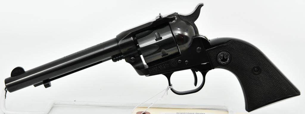 Ruger Old Model Single Six Revolver .22 LR: Here we have a Ruger Old Model Single Six Revolver, 3 Screw With Low Serial, Chambered for .22 LR With a 5 1/2" Barrel, Original Grips, Serial # 13605, Dates to 1955, Overall in Excellent Condition.