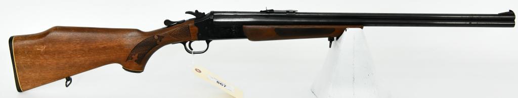 Savage Model 24J-DL Deluxe Combo .22 / .410 GA: Alright, here's a cool brush gun, this Savage Model 24J - DL is in great pre-owned condition, and is chambered in .22 LR over .410 Gauge. The Savage 24 is actually a single shot rifle barrel sitting o