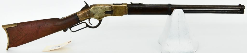 Antique Winchester Model 1866 Yellow Boy .44: Up Next We Have a Antique Winchester Model 1866 Yellow Boy Saddle Ring Carbine Second Model, Chambered in .44, Serial #77536 and Dates to 1871. Please Examine Pictures For Condition, Very Cool Piece o