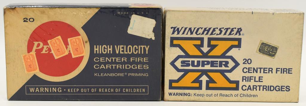 36 Rounds of Collector .270 Win Ammunition: 36 Rounds of Collector .270 Win Ammunition, 20 Rounds Are Winchester Super-X 130 Grain Silvertip Expanding Bullet , & 16 Rounds Are Peter's 150 Grain Kleanbore Priming Soft Point Ammunition , Both Box