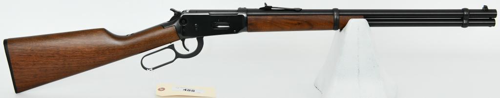 Winchester Model 94 Saddle Ring Carbine .44-40: Up Next We Have a Big Boy Winchester Model 94 Saddle Ring Carbine Chambered in .44-40, It Appears in Brand New Unfired Condition, Serial # 6357023, Open Front and Adjustible Rear Sights, and Smooth Wa
